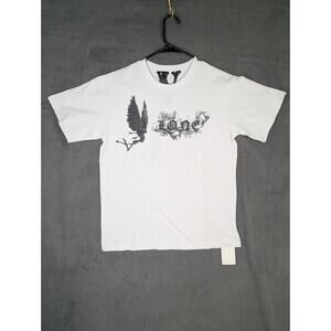 Vlone T-shirt Mens Medium White "No Smoke" Angel Tee NWT